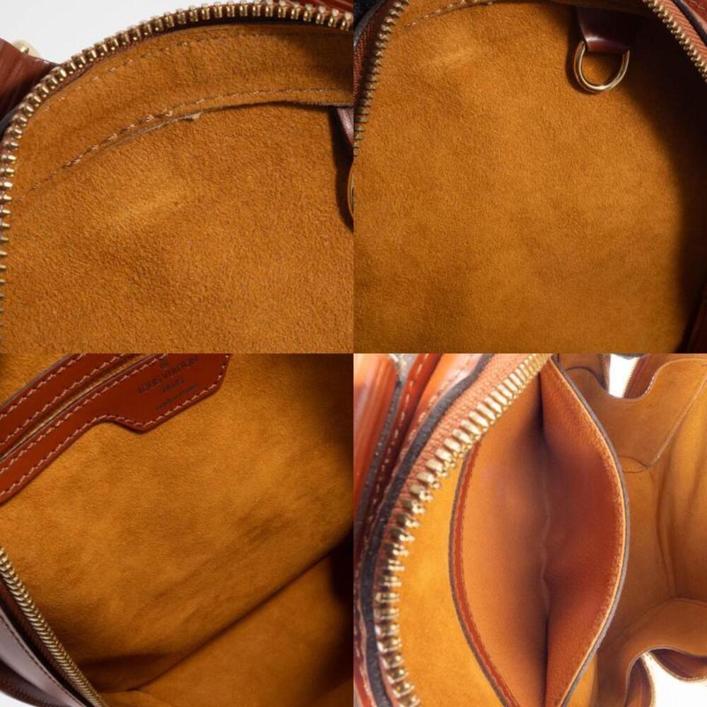 LOUIS VUITTON Brown Leather Backpack - Picture 15 of 16